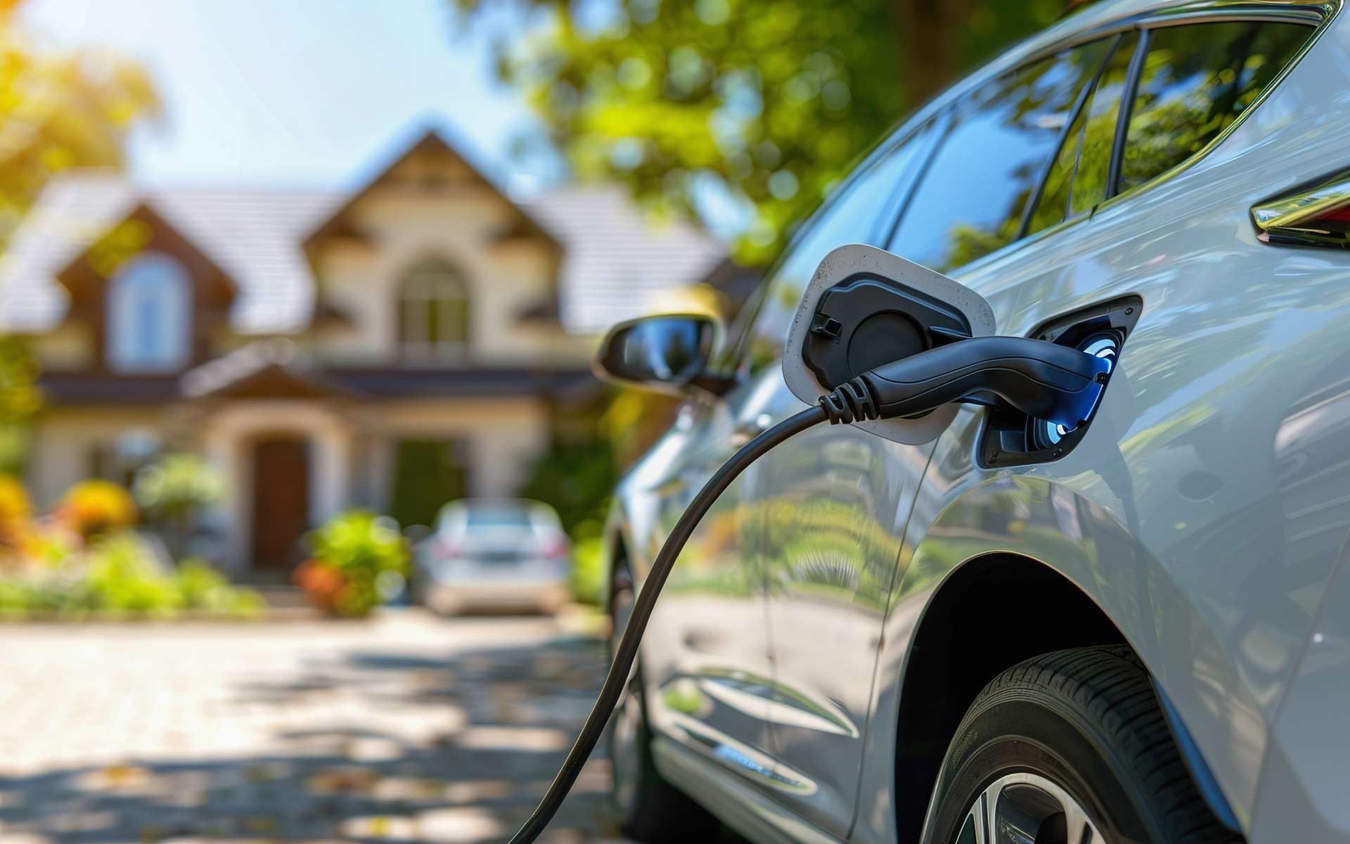 Level 2 EV charger installed at a Markham home